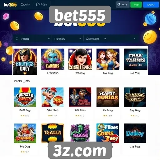 Análise das opções de jogos disponíveis no bet555