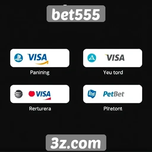 Métodos de pagamento disponíveis no bet555